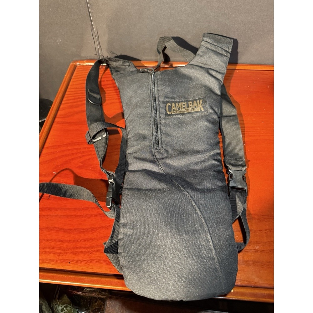CamelBak Maximum Gear Hydration Pack w/ Bladder & Tube - Black Tactical Backpack